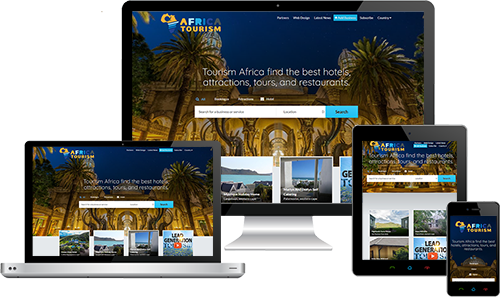 Tourism Africa displayed beautifully on multiple devices